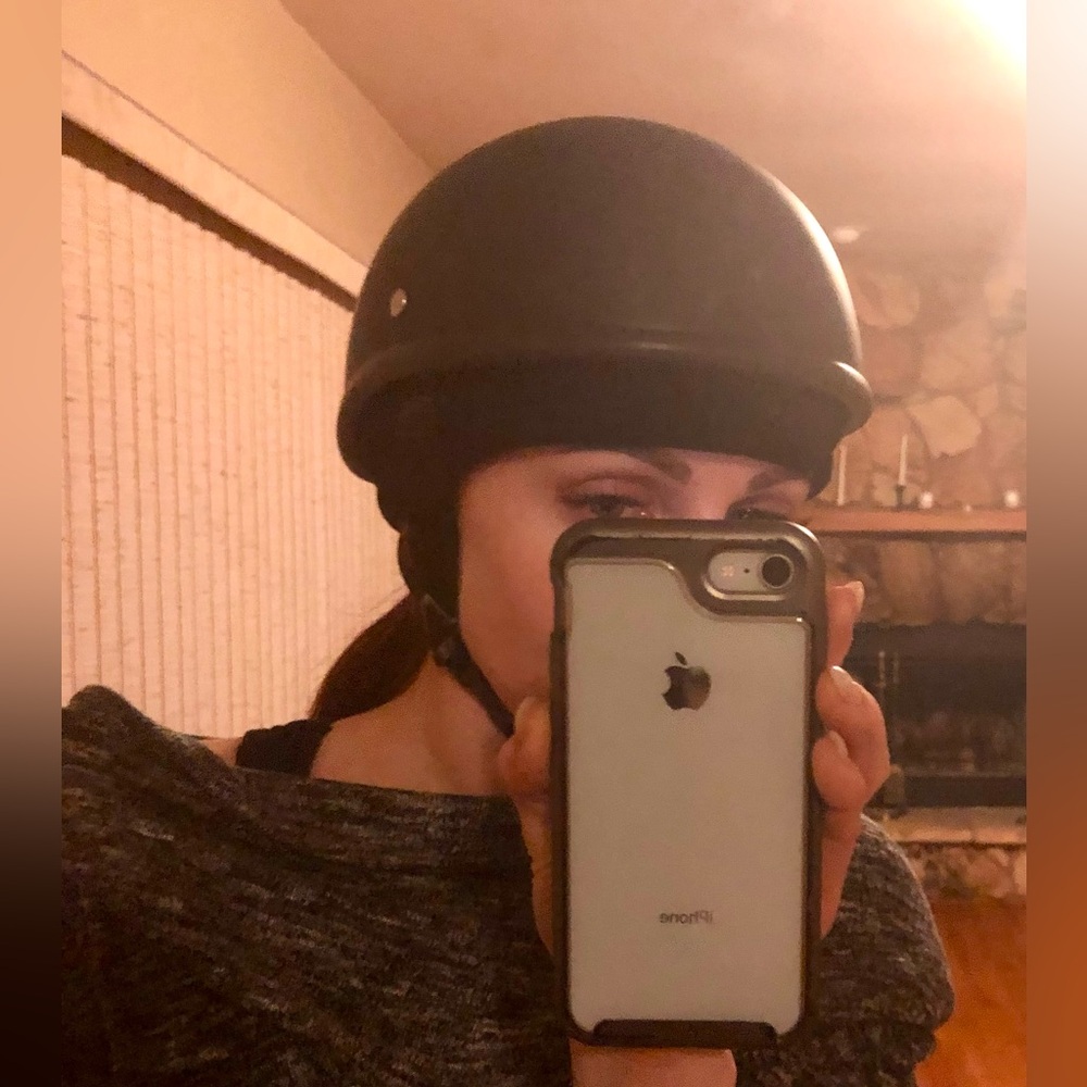 RESRVD @tnamcinulty till 7.11 VOSS German Novelty Motorcycle Half Helmet Chopper - Picture 7 of 8